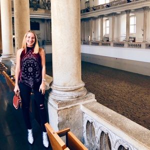 Free people velvet bandana top size M